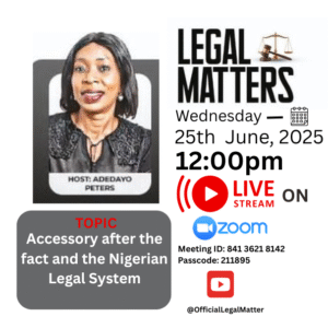 Accessory After the Fact and the Nigerian Legal System