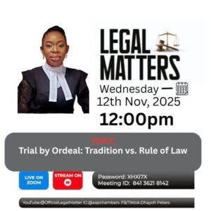Trial by Ordeal in Nigeria: Tradition vs. Rule of Law