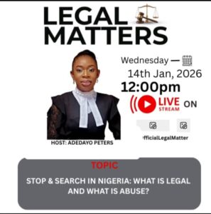 Stop and Search in Nigeria: What Is Legal and What Is Abuse?