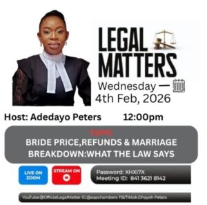 Bride Price, Refunds, and Marriage Breakdown in Nigeria: What the Law Recognises