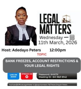 Bank Freezes, Account Restrictions, and Your Legal Rights in Nigeria
